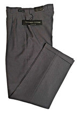 Pantalones de vestir grises Victorio Couture para hombre talla W34 L32 estilo no. 123