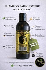 Uruchurto Champú Todo Natural Anticaspa para Hombres 240 ml Especial Para Hombres