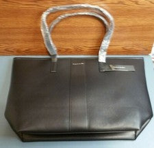 Bolso de hombro/bolso de mano TAHARI grande para mujer - negro - NUEVO con etiquetas - sin usar