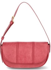 Bolso de hombro Time and Tru Nova rosa para mujer
