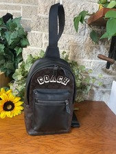 NUEVO CON ETIQUETAS COACH SIGNATURE WEST PACK CON MOCHILA UNIVERSITARIA CCF64 BOLSO DE MANO 1 CORREA CABESTRILLO