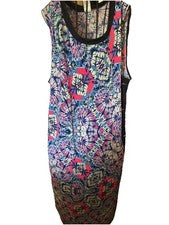 Nuevo sin etiquetas Vestido para mujer So In Love sin mangas botones detalles talla X-grande