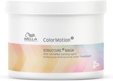 Mascarilla Wella Colour Motion+ Structure 500 ml Proteger Color Brillo Reparación Cuidado Salón