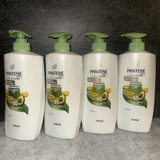 Lote de 4 champú Pantene Pro-V Nature Care aceite de aguacate plenitud y vida nuevo 16,2 oz