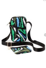 Soporte para teléfono celular Diane Von Furstenberg disco cebra verde DVF para Target 💋