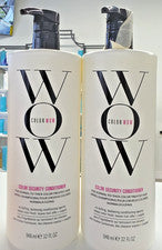 (2) ACONDICIONADOR DE SEGURIDAD WOW COLOR para cabello de color normal a grueso 32 oz ea