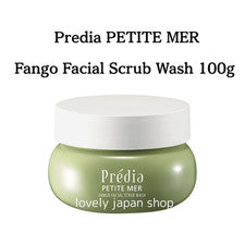 Jabón exfoliante facial KOSE Predia PETITE MER Fango 100 g cuidado de poros hecho en Japón