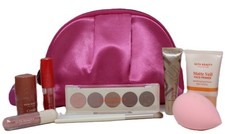 Conjunto de bolsa de maquillaje rosa intenso Ulta 9 piezas sombra de ojos crema rubor imprimación brillo nuevo