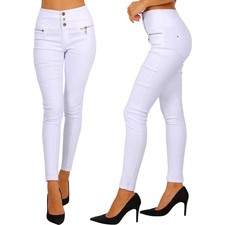 Leggings de cintura alta para mujer Jeggings Treggings elásticos ajustados pantalones de tubo S - 5XL