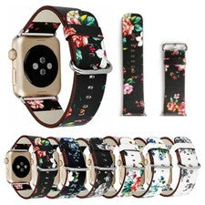 Correa de cuero para Apple Watch serie 6 SE 5 4 3 2 1 38/40/42/44mm iWatch Band