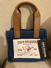 Nuevo Religión Azul Denim Bolso Mujer Mini Bolso Bandolera Hombro Correa Ajustable