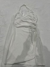 Vestido para mujer Papermoon Jr color blanco y brillo talla mediana estilo #BD80956