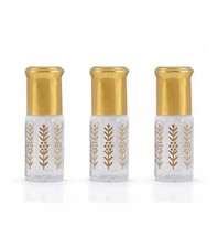 3 x 3 ml Musk Al Tahara Blanco Pureza Perfume Árabe Aceite Concentrado مسك الطهارة