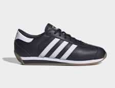 Adidas Country II Negro Hombre Zapatos ID6600 Cuero Goma Casual