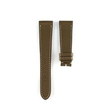 Correa de reloj de cuero Etoupe de 20 mm para Rolex / Patek Philippe / Cartier
