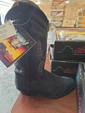 Bota de Vaquero Abilene Sage Para Hombre - 6571 Negra Talla 8 ¡Eea! Extra ancho