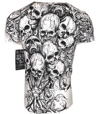 Camiseta para hombre Xtreme Couture by Affliction ACCUSER calavera motociclista