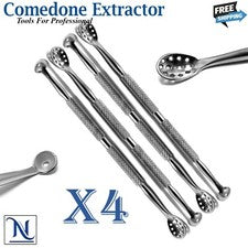 Herramienta de eliminación de granos extractor de comedones faciales Blackhead Acné Spot Zit Whitehead