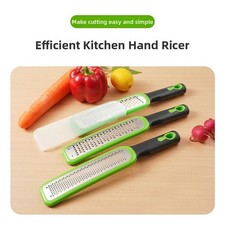 Rallador de cocina de acero inoxidable 304 con funda protectora y mango TPR