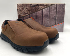 Hoss SLIPKNOT II SD Para hombres NUEVO Zapato de Trabajo Sin Cordones Marrón Varias Tallas Nuevo en Caja