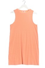 Vestido de punto edc mujer naranja claro talla 42 algodón ajuste holgado