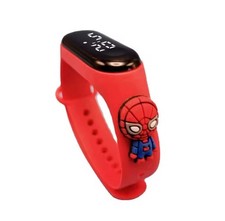 Reloj Spiderman para Niños Niños LED Digital Impermeable Silicona Regalo UK Stock