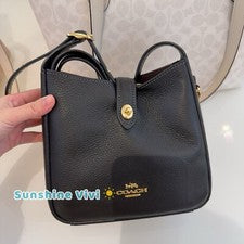 Bolso Bandolera Coach Hadley Mini CAL60 Negro Nuevo con Etiquetas