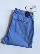 Yan Simmon Azul Algodón Para Hombre Informal Italia Pantalones Pantalón Italia Talla 44 EE. UU. S NUEVO CON ETIQUETAS