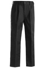 PANTALONES DE VESTIR 100 % ALGODÓN negros estilo Edwards para hombre talla: 38/34