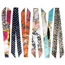 Paquete de 6 pañuelos para bolso, cabello y cuello para mujer