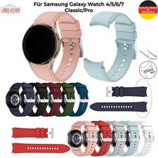 Correa de reloj de silicona Samsung Galaxy Watch 4 5 6 7 Classic Pro 40 a 47 mm Watch
