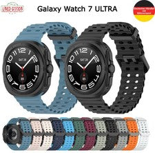 Correa de reloj de silicona para Samsung Galaxy Watch 7 Ultra 47 mm correa reloj de lujo