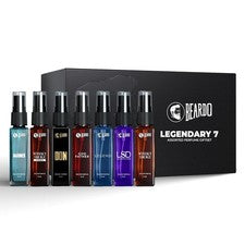 Beardo Legendary 7 Surtido Perfume Set de Regalo para Hombre 7X8ml con Fra de Larga Duración