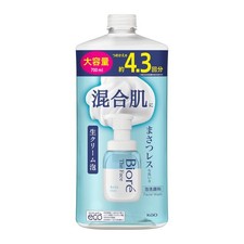 Limpiador facial en espuma Biore The Face, hidratante, recarga, 700 ml