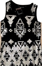 Vestido de lentejuelas Laura Kent talla: 36, S, NUEVO