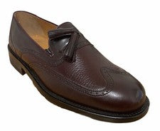 Barassi Damas Mujeres Inteligentes Elegante Vino Cuero Borla Borla Cordones 5 11