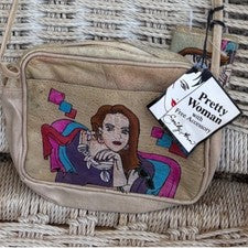 Bolso Bandolera Emily Anne Vintage Cuero Pintado a Mano Tostado Bonita Mujer Boho