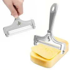 Auxiliar de cocina cepillo de queso diferentes grosores ayudante de cocina plata