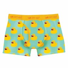 Ropa interior calzoncillo boxer de dos pies izquierdos para hombre, pato sentado, grande