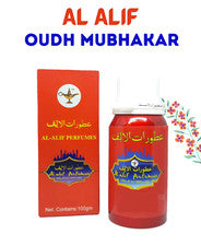 Aceite de perfume concentrado Oudh Mubhakar Al Alif | 100 ml | Aceite Attar