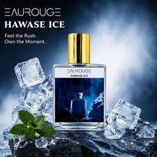 Perfume de hielo EAUROUGE Hawase para hombre, 50 ml | Frutal fresco de larga duración-acuático