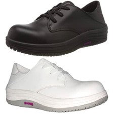 Zapatos cómodos antideslizantes de seguridad impermeables de cuero para dama MAGNUM Lily 2-8
