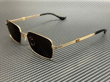 Gafas de sol GUCCI GG1495S 001 gris dorado unisex grandes 56 mm
