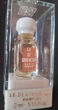 Mini perfume Le De Givency Paris Francia 2 ml, vintage años 70