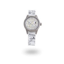 Q&Q SmileSolar Snoopy Peanuts Reloj R10A-001VK Blanco Damas Diseño de Cómic N...