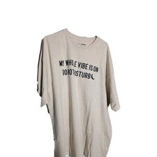 Moda Nova Tan XS Camiseta Manga Corta "Todo mi ambiente está encendido - No molestar"