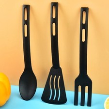 Juego de utensilios de cocina de nailon de 1/3 piezas herramientas de cocina girador ranurado Spo sólido