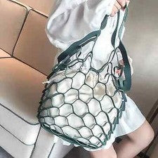 Bolso Mujer Grande Saco Beige Verde Bandolera Suave Moda Cómoda 2139