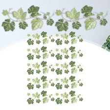 Pack de 5 pegatinas de pared de planta verde hiedra para decoración de hogar y oficina