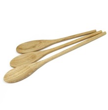Juego de cucharas de madera de 3 piezas, utensilios de cocina